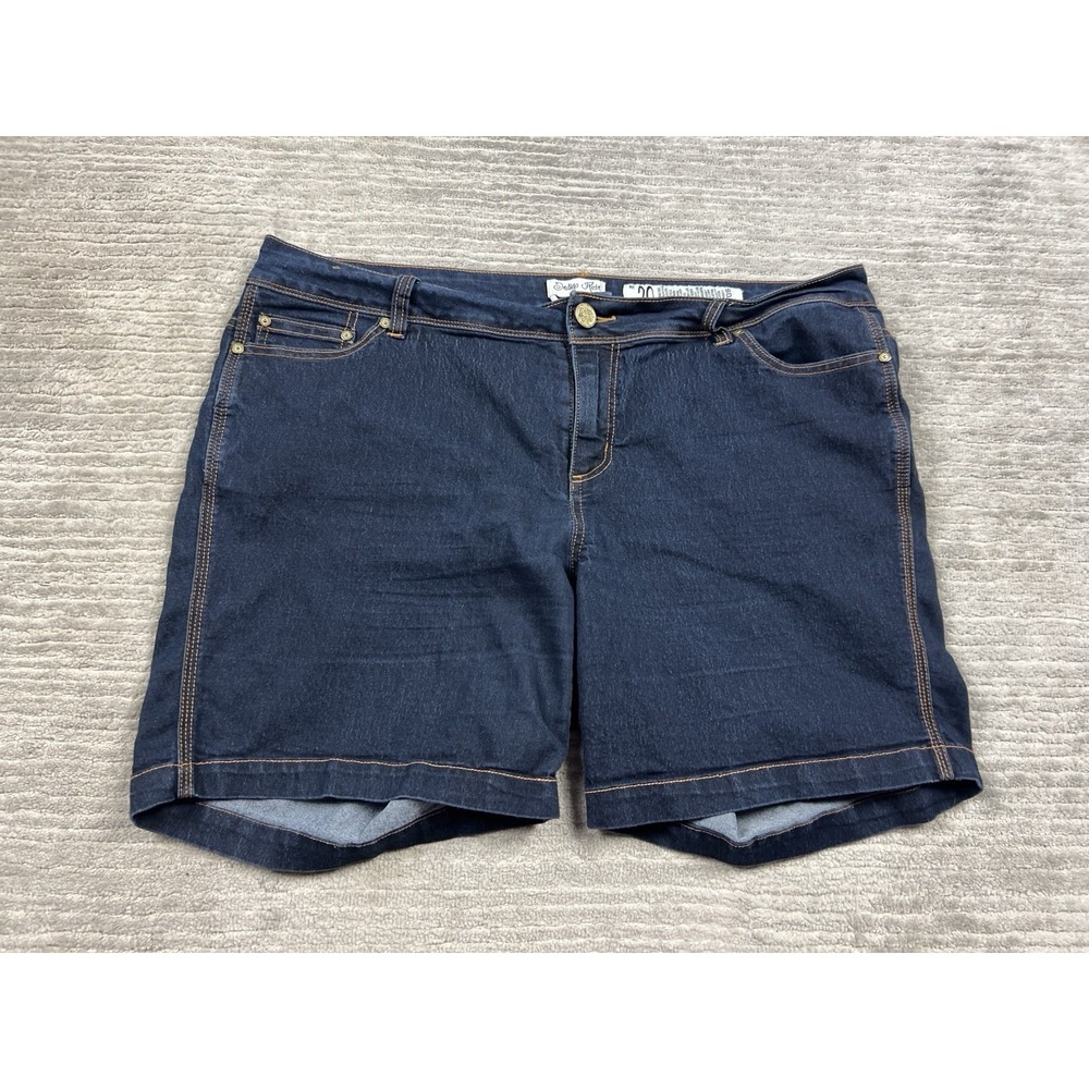 Indigo Rein Forever Jean Shorts Womens 20 Blue Dark Wash Outdoor Casual‎